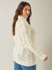 Evans Roll Neck Stitch Detail Jumper - Image 2 of 5