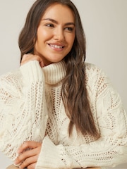 Evans Roll Neck Stitch Detail Jumper - Image 3 of 5