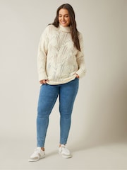 Evans Roll Neck Stitch Detail Jumper - Image 4 of 5