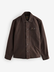 Brown Canvas Shacket 100% Cotton Overshirt - Image 6 of 7