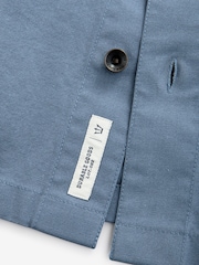Blue Canvas Shacket 100% Cotton Overshirt - Image 9 of 11