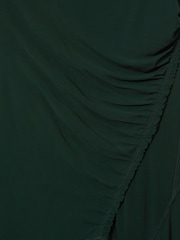 Reiss Green Elliotte Atelier Gathered Crepe-Jersey Maxi Dress - Image 7 of 7