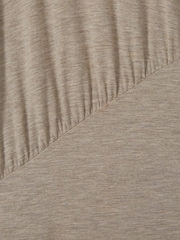 Reiss Neutral Ana Marled Asymmetric Ruched Top - Image 6 of 6
