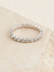 Sterling Silver Sparkle Band Ring - Image 1 of 3