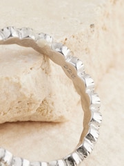 Sterling Silver Sparkle Band Ring - Image 3 of 3