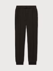 Reiss Chocolate Brown Premier 13-14 yrs Interlock Jersey Drawstring Joggers - Image 1 of 4