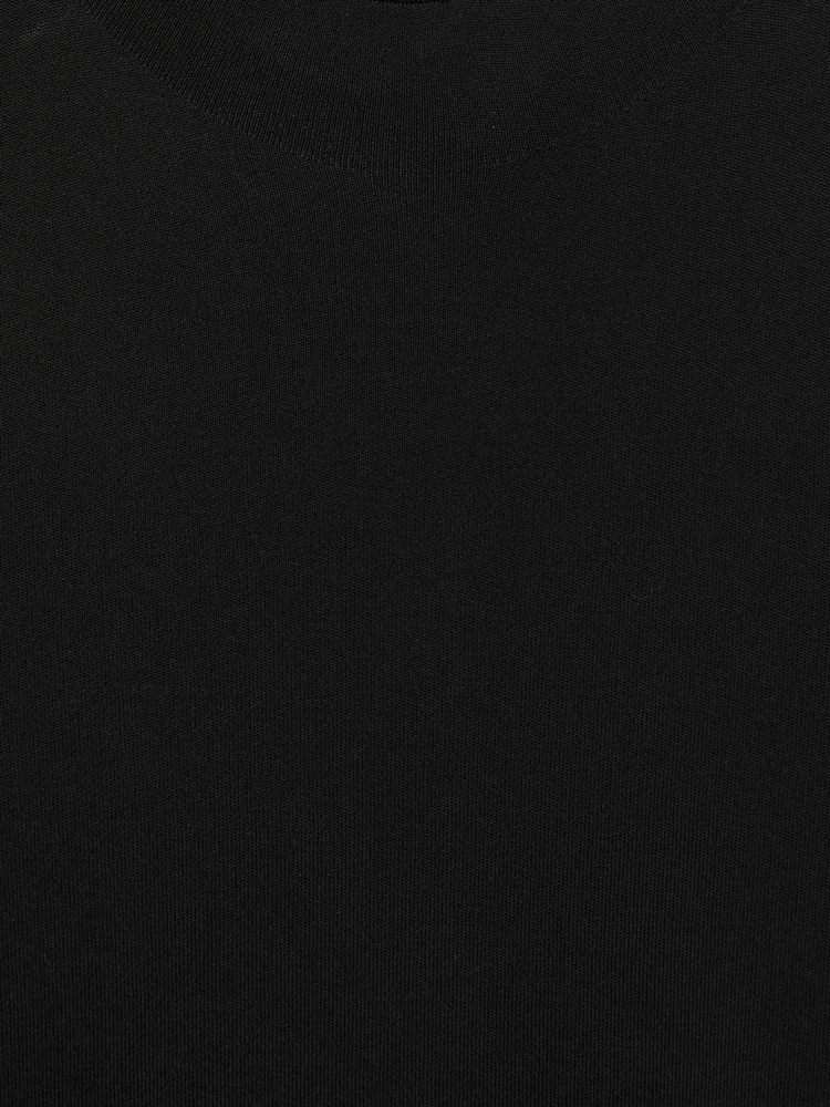 Florere Hybrid Knit Satin Cuff Top - Image 6 of 6