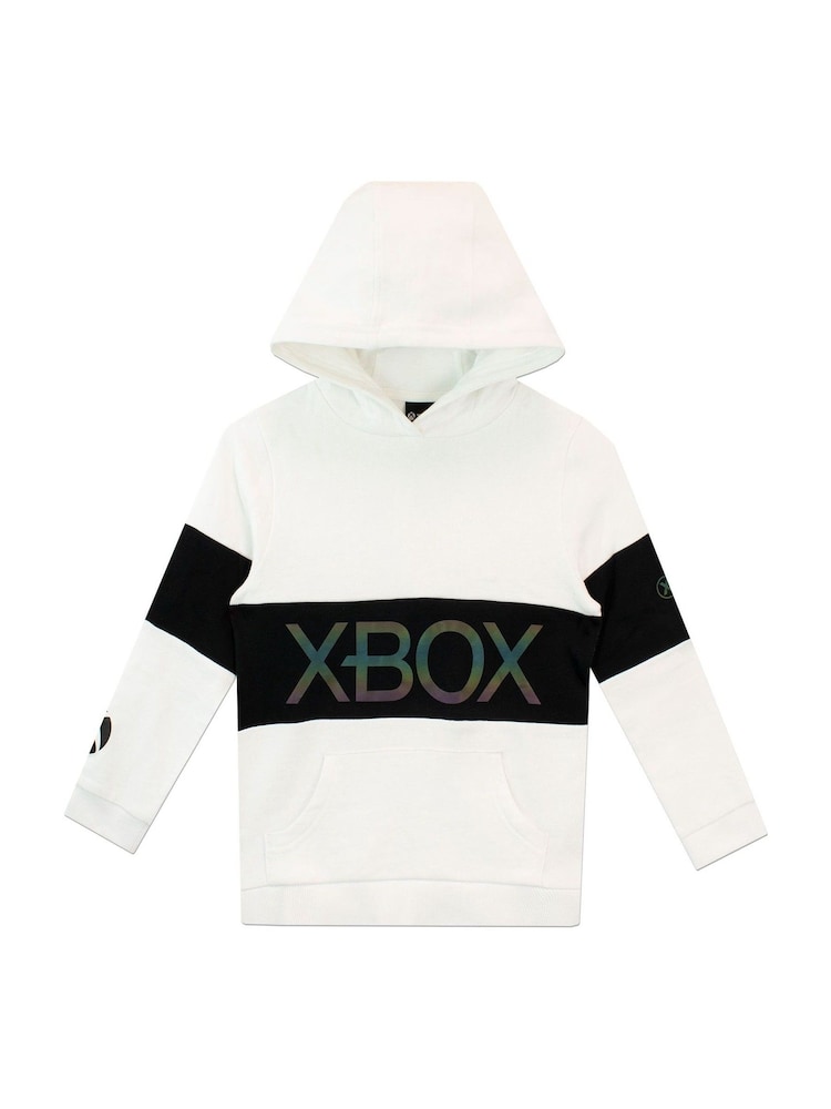 Character White Xbox Gaming 100% Cotton Hoodie - Image 1 of 3 Character White Xbox Gaming 100% Cotton Hoodie - Image 1 of 3
