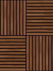 Hoopla Walls Walnut Square Slat Wallpaper - Image 2 of 2