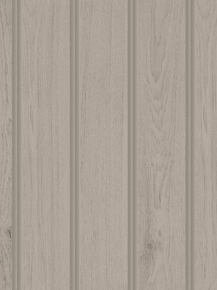 Hoopla Walls Mink Tongue And Groove Wallpaper - Image 2 of 2