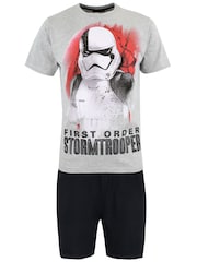 Character Grey Star Wars Stormtrooper Short Pyjamas - Image 1 of 4
