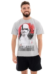 Character Grey Star Wars Stormtrooper Short Pyjamas - Image 4 of 4