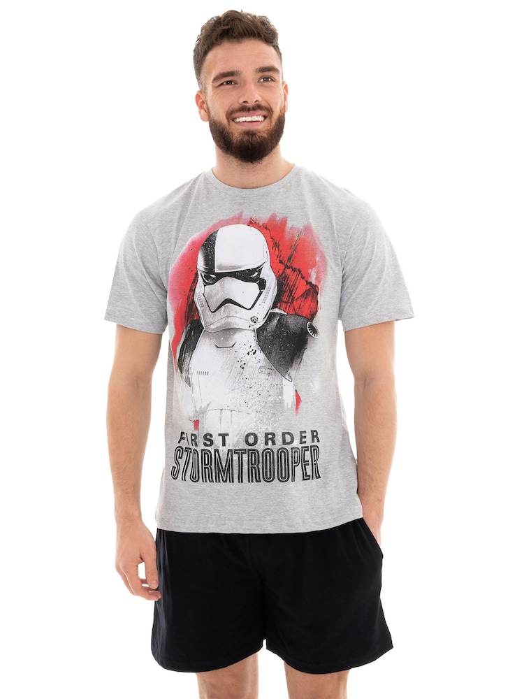 بيجاما شورت بتصميم شخصية Star Wars Stormtrooper - صورة 4 من 4 بيجاما شورت بتصميم شخصية Star Wars Stormtrooper - صورة 4 من 4