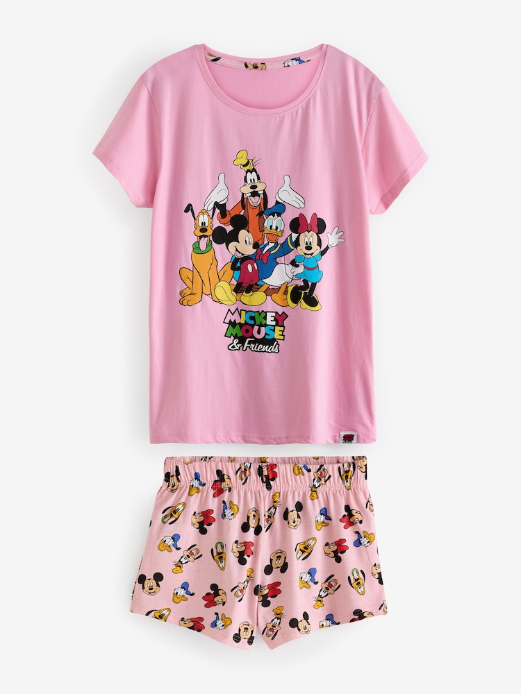 بيجامة قصيرة من القطن 100% بتصميم شخصية Mickey Mouse من Disney - صورة 1 من 5