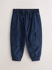 Navy Pull On Cargo Trousers - Image 1 of 1