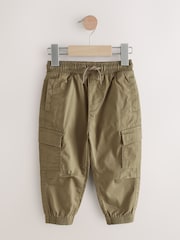 Tan Brown Pull On Cargo Trousers - Image 1 of 1