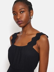 Jigsaw Blue Ric Rac Shirred Dress - Image 2 of 6