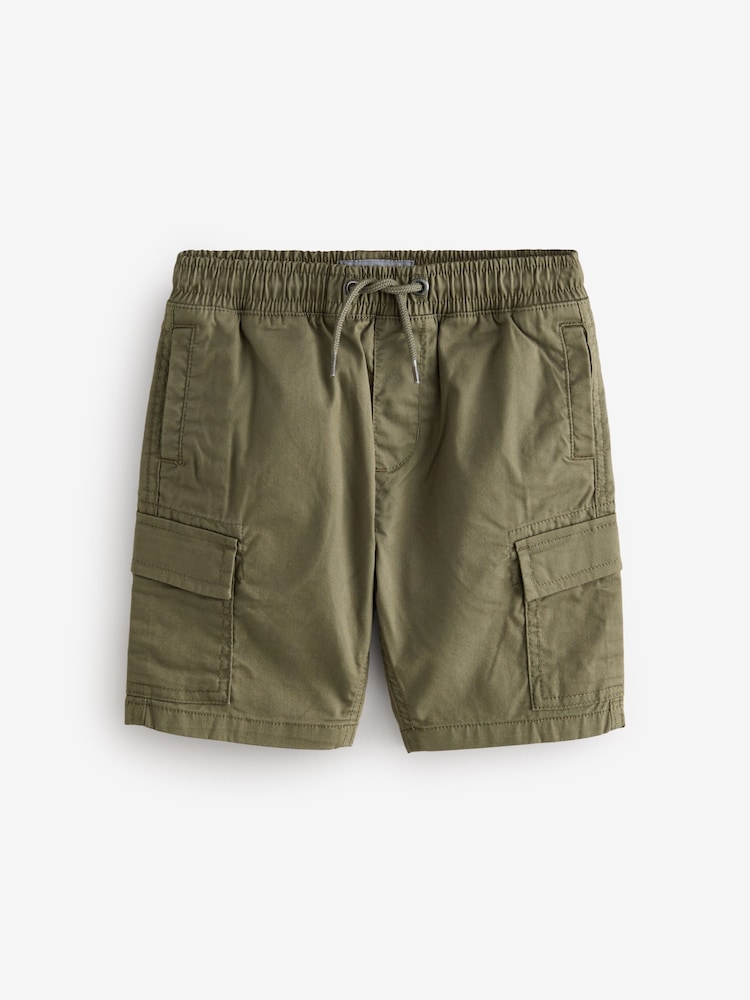 Khaki Green Pull On Cargo Shorts - Image 1 of 1