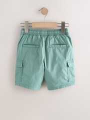 Blue Pull On Cargo Shorts - Image 2 of 5