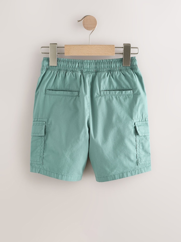 Blue Pull On Cargo Shorts - Image 2 of 5