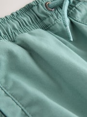 Blue Pull On Cargo Shorts - Image 3 of 5