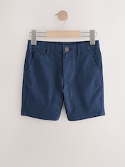 Navy Chino Shorts With Pockets - Image 1 of 1