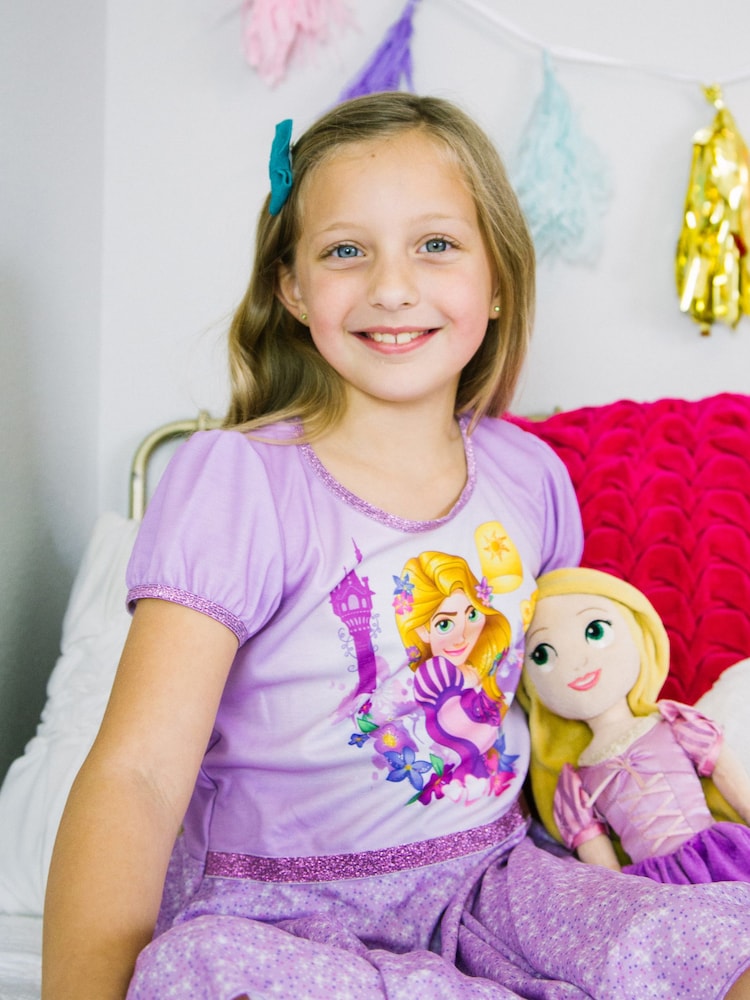 Character Purple Disney Princess Tangled Rapunzel Nightdress - Image 1 of 3
