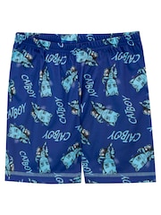 Character Blue Boys Masks Catboy Short Pyjamas - Image 3 of 4