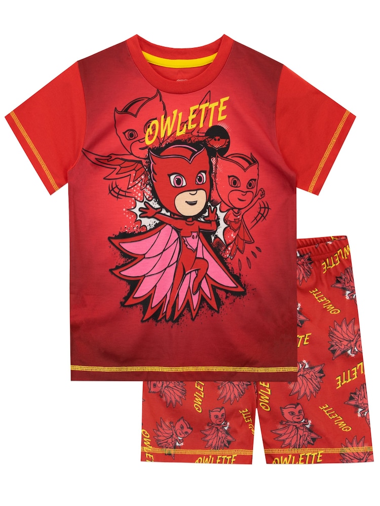 Character Red Masks Owlette Short Pyjamas - Image 1 of 3 Character Red Masks Owlette Short Pyjamas - Image 1 of 3