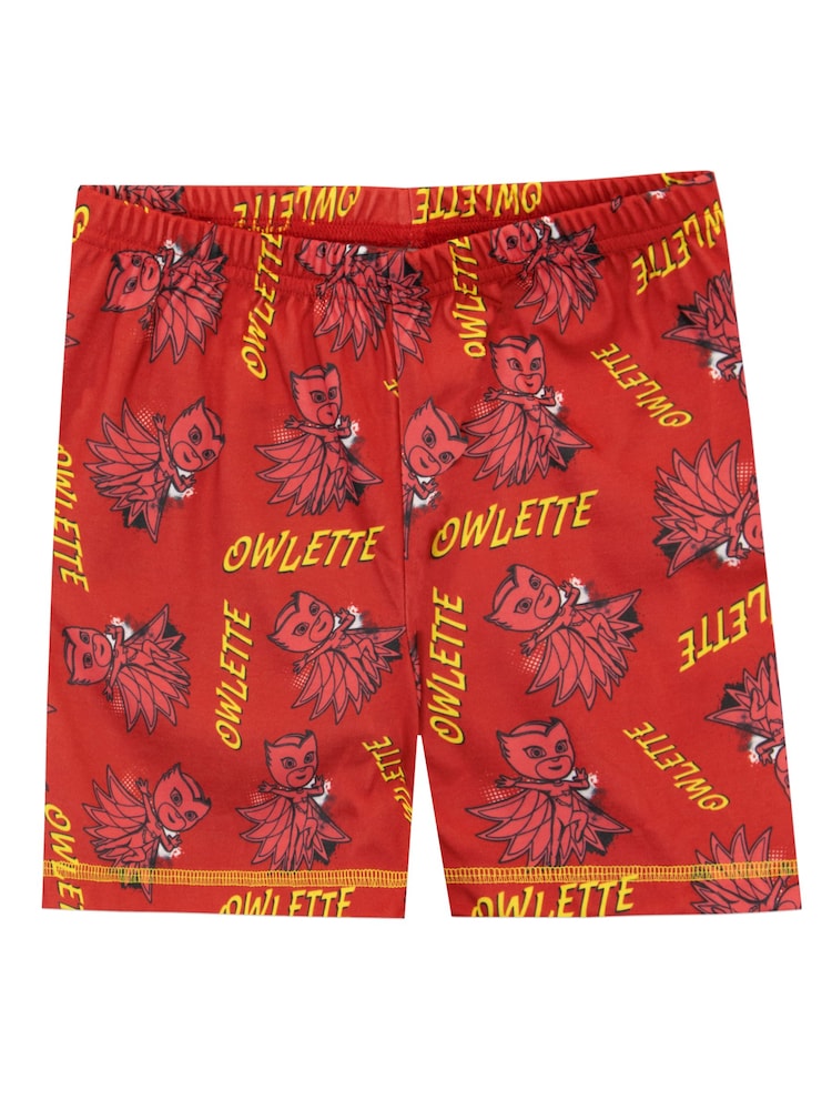 Character Red Masks Owlette Short Pyjamas - Image 3 of 3 Character Red Masks Owlette Short Pyjamas - Image 3 of 3