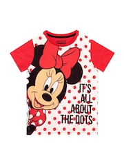 Character Red Disney Minnie Mouse Short Pyjamas - Image 2 of 8