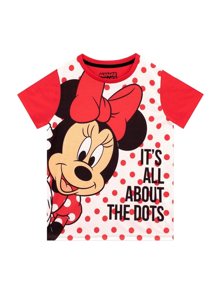 Character Red Disney Minnie Mouse Short Pyjamas - Image 2 of 8
