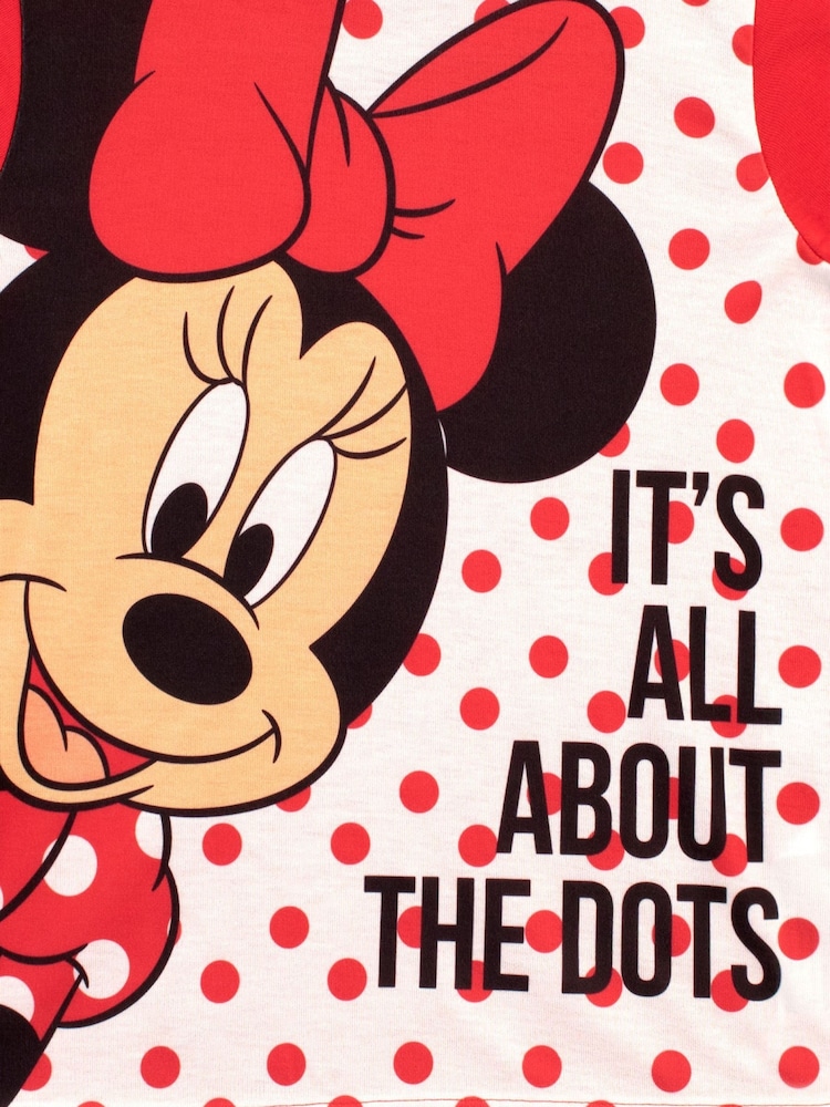 Character Red Disney Minnie Mouse Short Pyjamas - Image 4 of 8