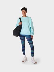 Sweaty Betty Blue Revive Crew Neck Sweatshirt - Image 4 of 7