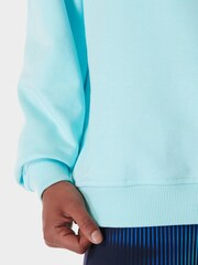 Sweaty Betty Blue Revive Crew Neck Sweatshirt - Image 6 of 7