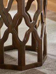 Natural Inder Solid Mango Wood Side Table - Image 2 of 5