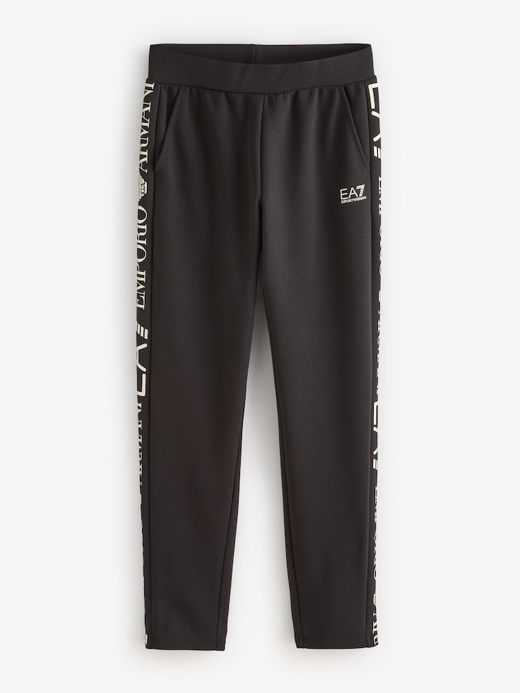 Negro - Emporio Armani EA7 Logo Tape Tracksuit - Imagen 3 de 3