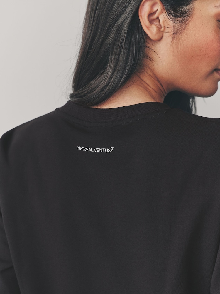 Emporio Armani EA7 Logo Tape Black Tracksuit - Image 5 of 10