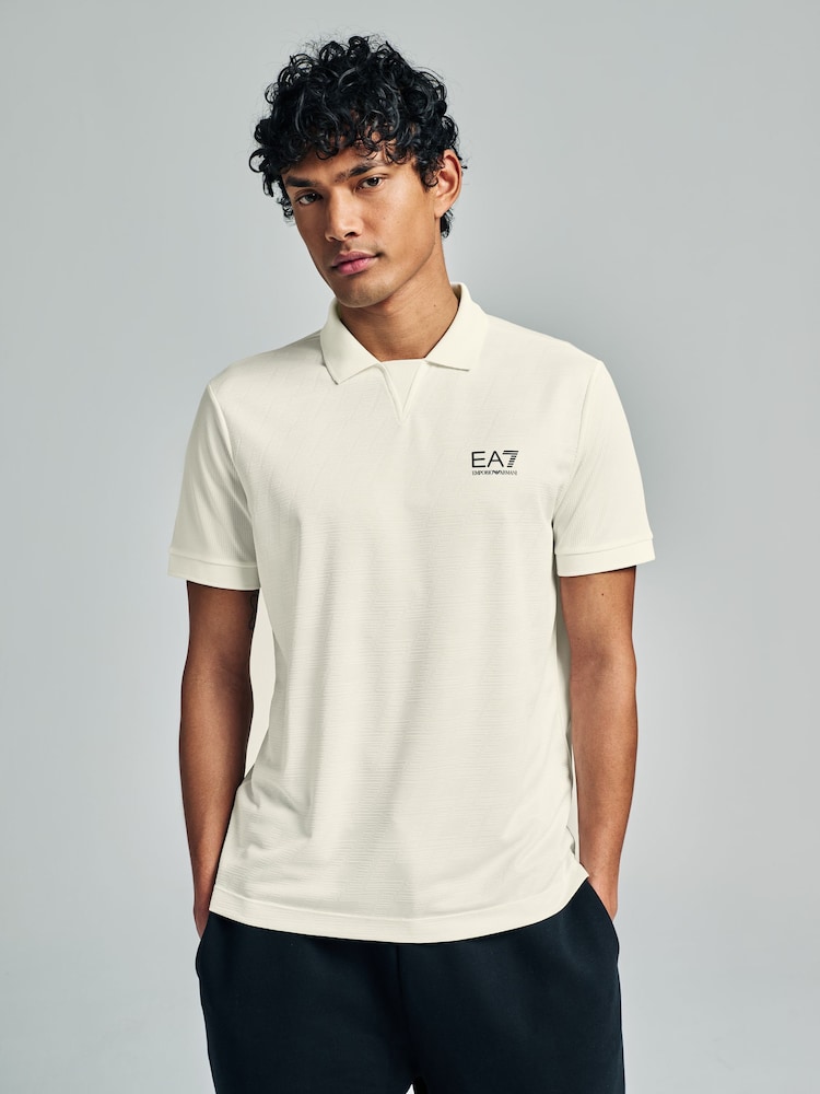 Emporio Armani EA7 Classic Logo Polo Shirt - Image 1 of 6