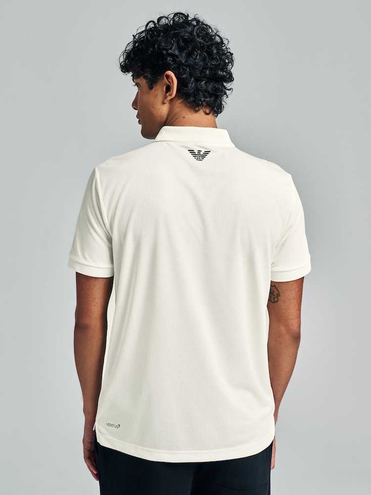 Emporio Armani EA7 Classic Logo Polo Shirt - Image 2 of 6