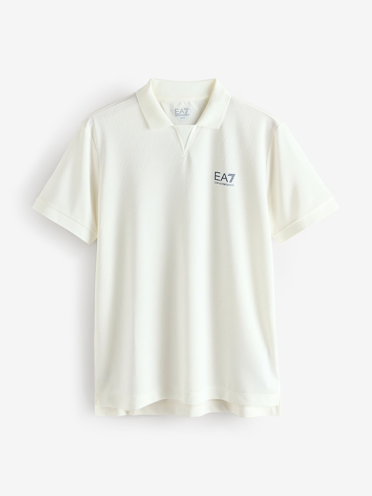 Emporio Armani EA7 Classic Logo Polo Shirt - Image 6 of 6