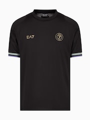 Emporio Armani EA7 Football Inspired Black T-Shirt - Image 5 of 5