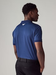 أزرق - قميص بولو مزين بشعار كلاسيكي من Emporio Armani Ea7 ‎ - صورة 2 من 4
