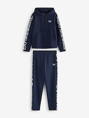 Синий - Emporio Armani EA7 Logo Tape Tracksuit - Image 1 of 3