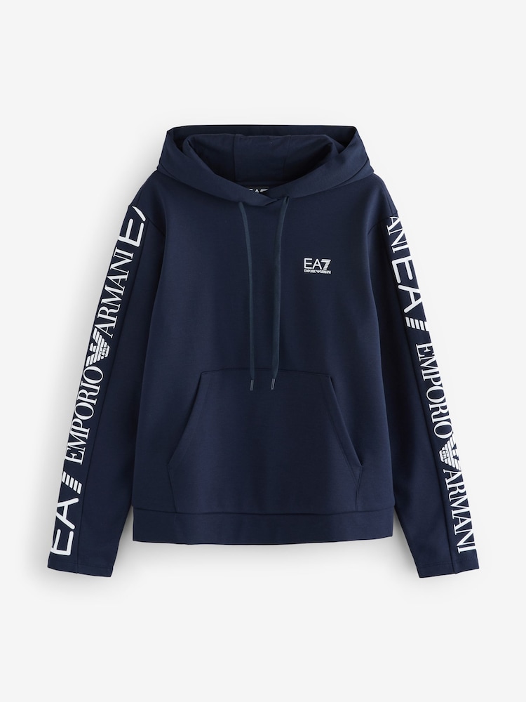 Синий - Emporio Armani EA7 Logo Tape Tracksuit - Image 2 of 3