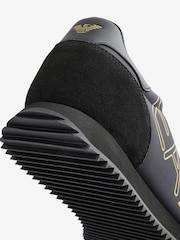 Emporio Armani EA7 Heritage Logo Black Trainers - Image 4 of 5