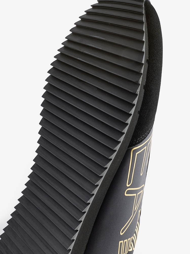 Emporio Armani EA7 Heritage Logo Black Trainers - Image 5 of 5