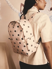 Cath Kidston Pink Spot Compact Backpack - Image 1 of 4
