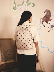 Cath Kidston Pink Spot Compact Backpack - Image 2 of 4