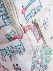 Cath Kidston Ecru London Foldaway Backpack - Image 3 of 8